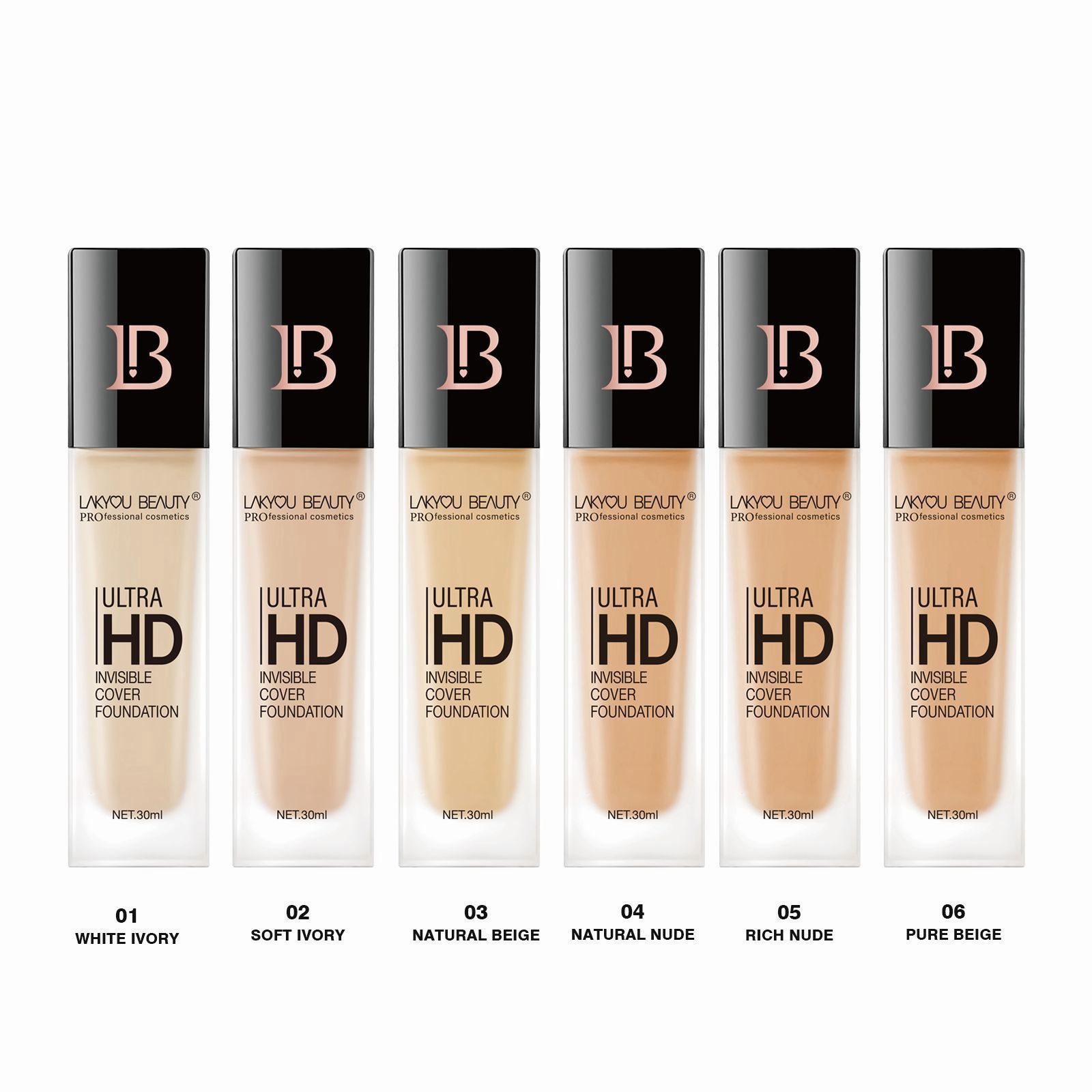 Ultra HD invisible cover foundation